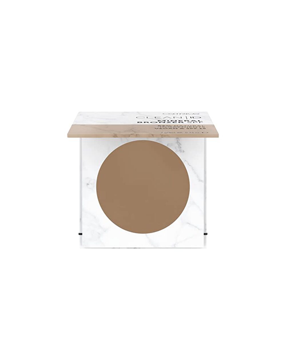 CATRICE, Clean ID Mineral Bronzer SPF, LightMedium 010, 7g Clean ID Mineral Bronzer SPF, 010 Light/Medium