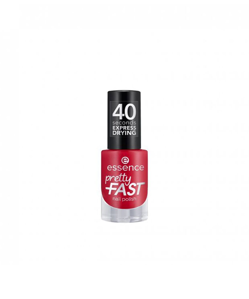 ESSENCE, PRETTY FAST NAIL POLISH, Ready Steady Red 04, 5 ml Pretty Fast nail polish, 04 Cherry On The Run